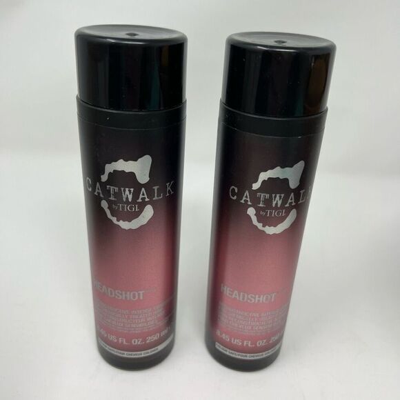 Lot of 2 New CATWALK by Tigi Headshot Reconstructive Intense Hair Conditioner - Picture 1 of 9